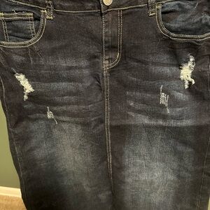 Women's Relaxed Denim Skirt